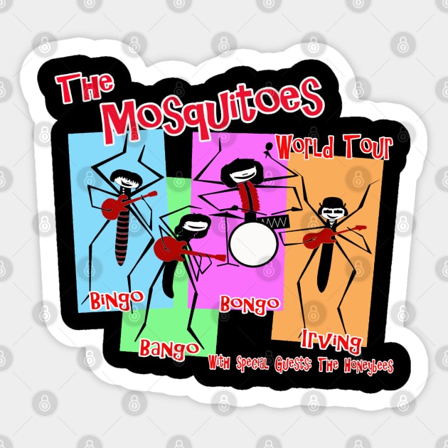 The Mosquitoes World Tour Sticker by Tip-Tops